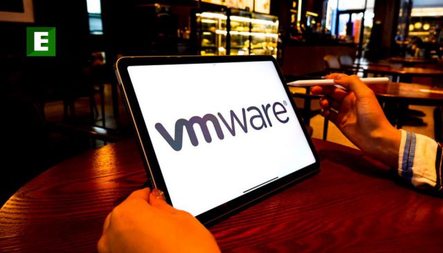 vmware logo on screen
