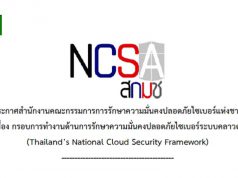 คลาวด์คือเป้าหมายของแฮกเกอร์ สกมช.แนะรับมือด้วย “กรอบการทำงานฉบับใหม่ล่าสุด”