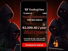 เจอมัลแวร์ Brokewell บน Android แฝงมากับโฆษณาปลอม TradingView