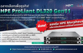 ฉลาดเลือกเพื่อธุรกิจ! HPE ProLiant DL320 Gen11 – Smart Choice Model คุ้มค่ากว่าที่เคย