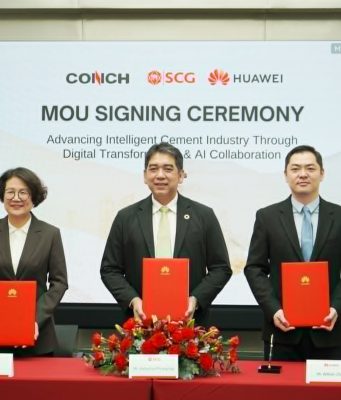 เอสซีจี จับมือ หัวเว่ย และ คอนช์ ลงนาม MoU พัฒนา AI และ Advanced Process Control ยกระดับอุตสาหกรรมซีเมนต์สู่ยุคดิจิทัล
