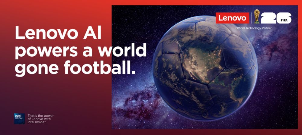 Lenovo AI powers a world gone football