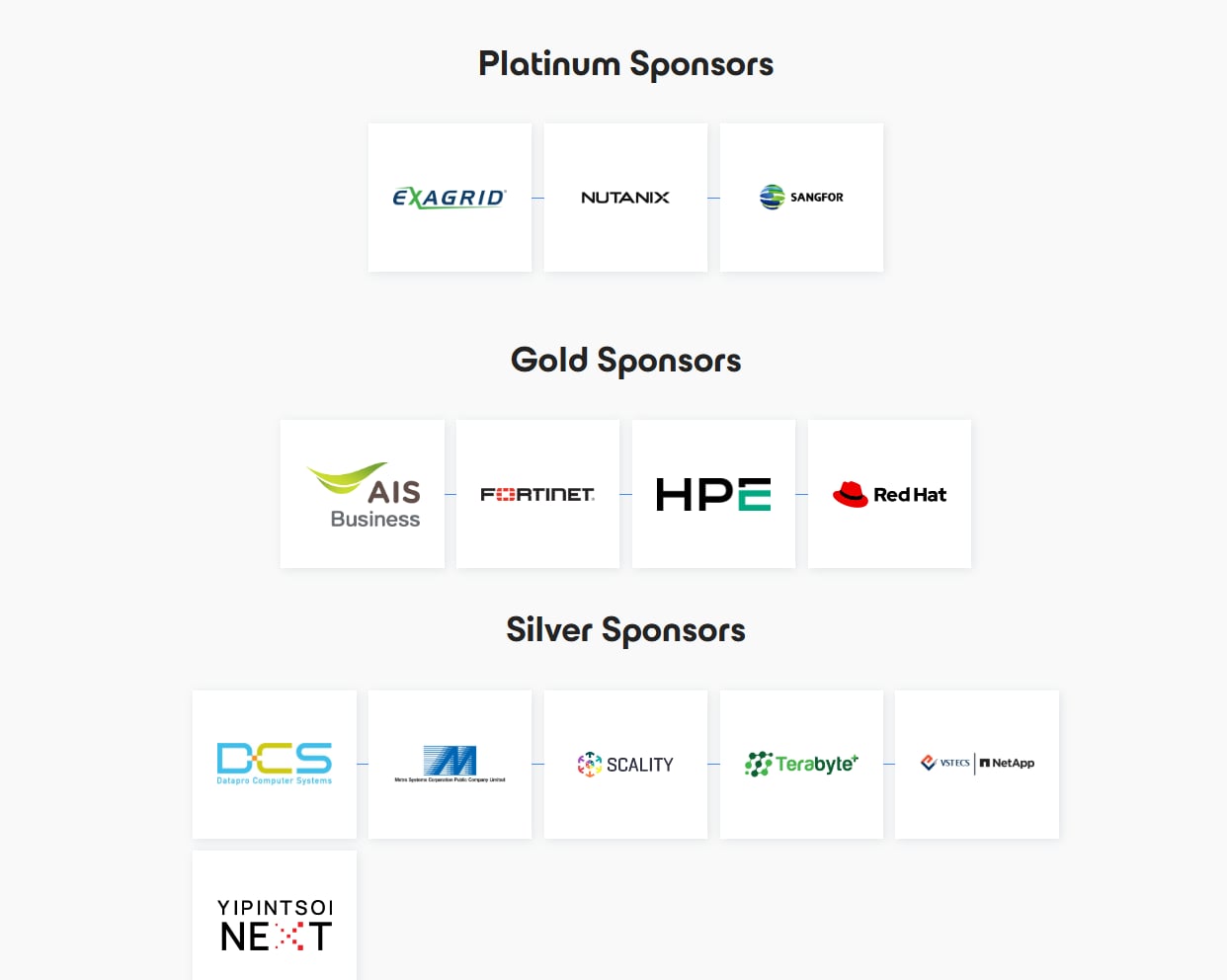 Veeam Sponsors