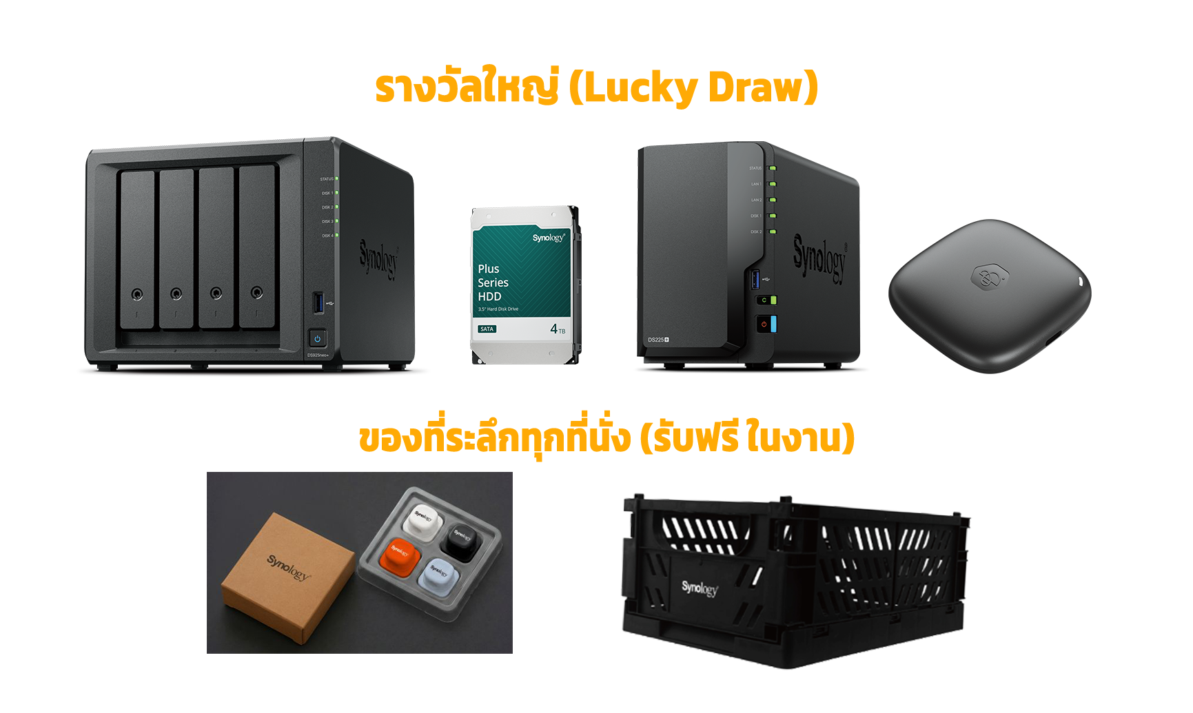 Synology Solution Day 2026 Lucky Draw Prizes
